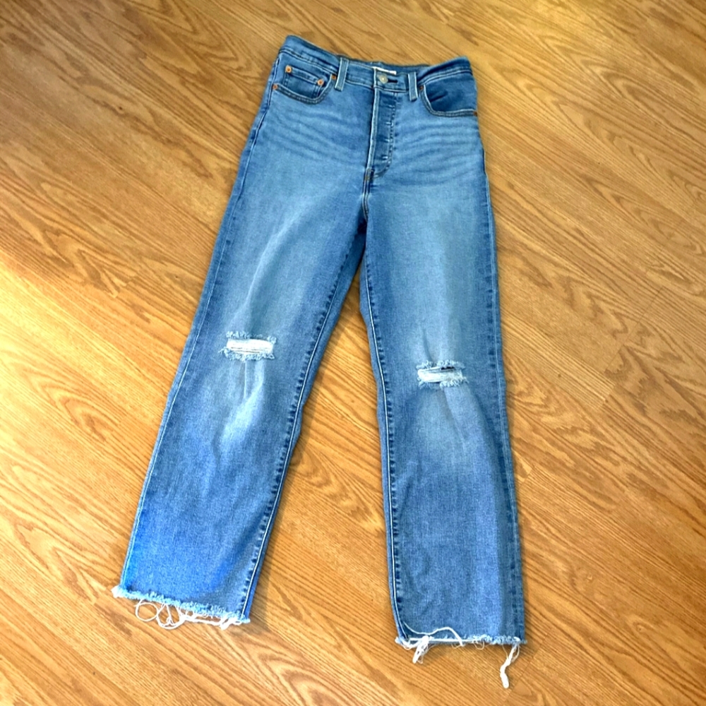 Levi's Ribcage Straight Ankle Highrise Jeans Size 26